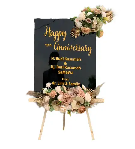 Papan Bunga Akrilik Suwaluh